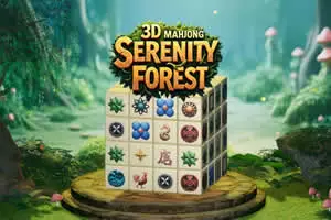 3D Mahjong - Serenity Forest